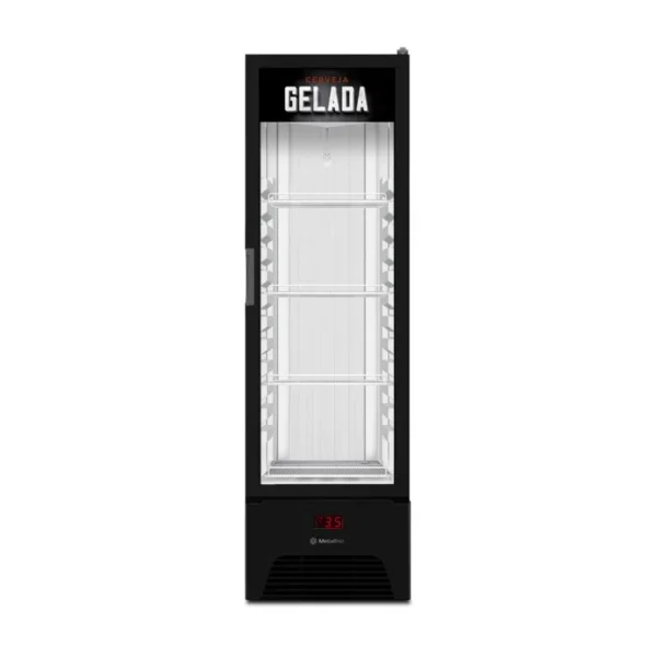 Cervejeira Expositora Slim 337 Litros VN28RP Optima Adesivo Gelada Metalfrio Promoção - Imagem 2