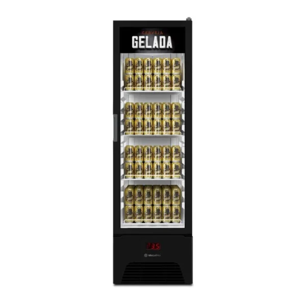 Cervejeira Expositora Slim 337 Litros VN28RP Optima Adesivo Gelada Metalfrio Promoção - Imagem 4