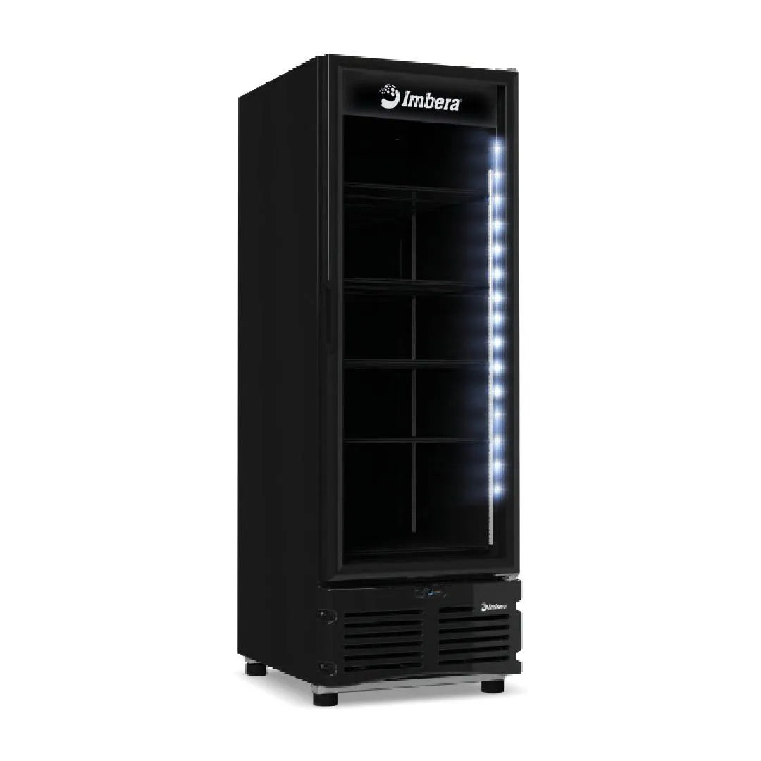 Freezer Vertical Congelador Porta de Vidro Tripla Ação 576 Litros EVZ21 Full Black Imbera - Imagem 5