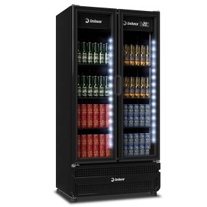 Cervejeira ccv480-porta-vidro-full-black-cervejeira-lateral-abastecida-bebidas-1