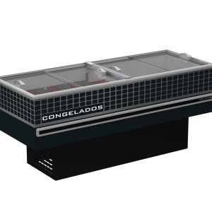 Ilha De Congelados Freezer Com Vidro Reto 2 Metros Polofrio